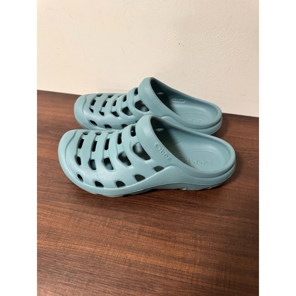 Oboz Unisex Whakata Coast Mule & Clogs Glacier Women Sz 9 Men 7 EUC